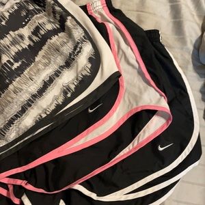 Three pairs Nike running shorts- set price